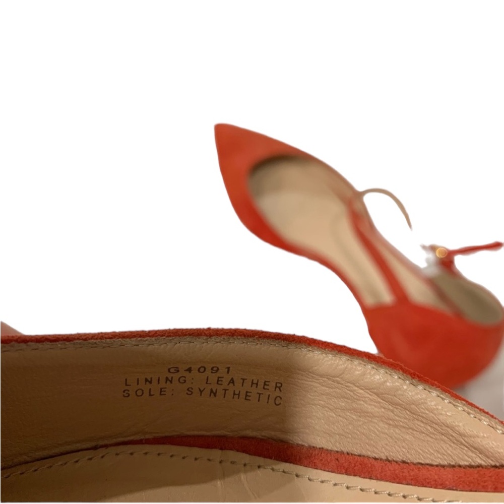 Red J. Crew Suede flats - Picture 8 of 9